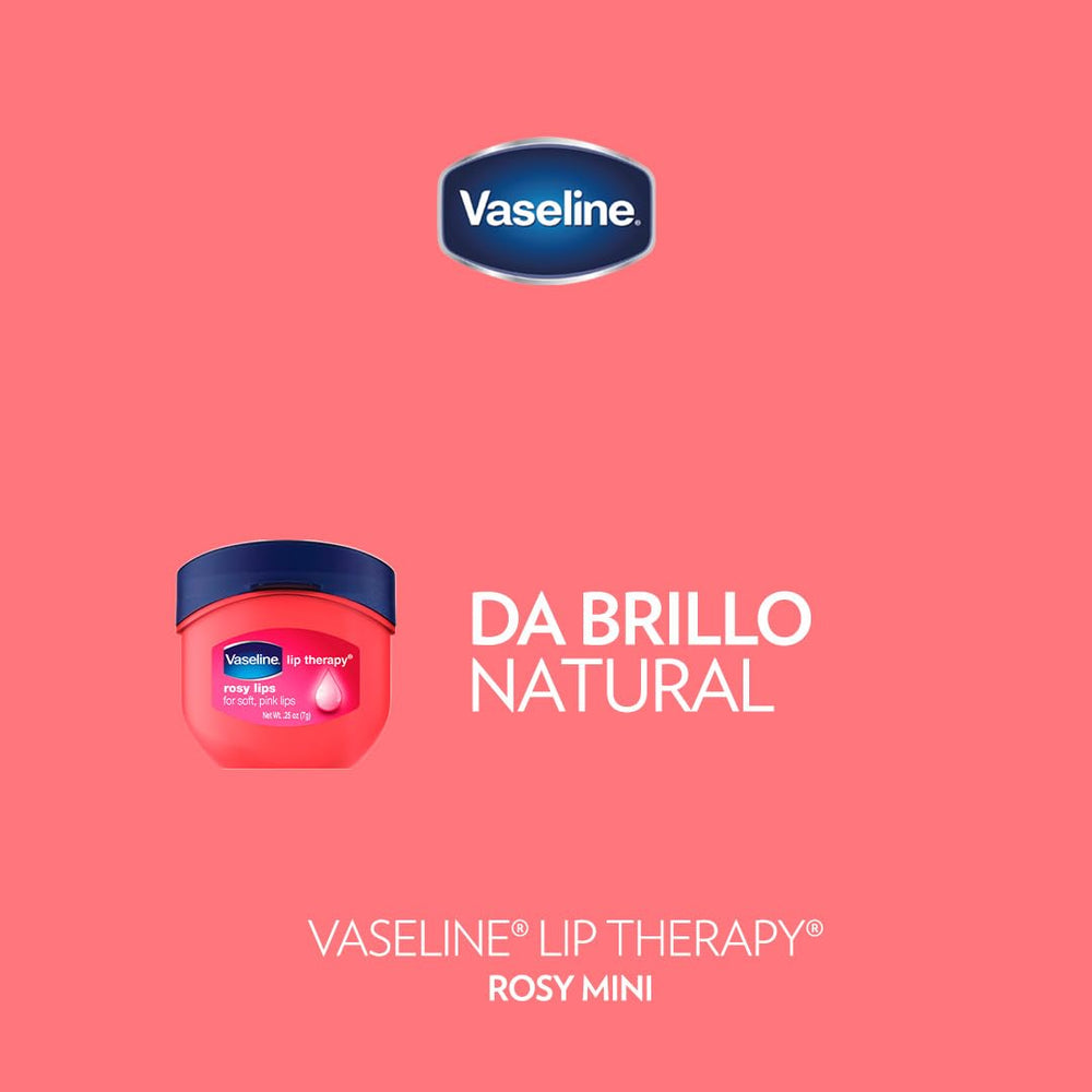 Vaseline Lip Therapy mini-balm in purse for portable hydration
