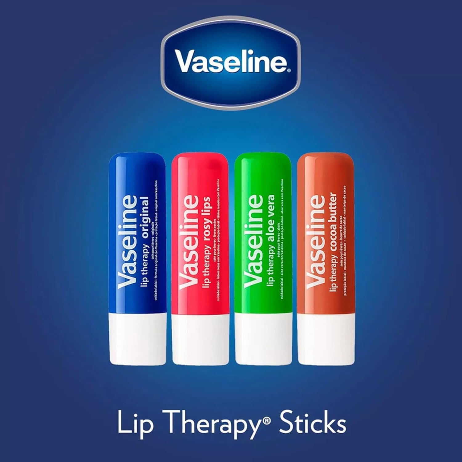 Vaseline Lip Therapy Rosy Lips balm adds a soft rosy glow on lips.
