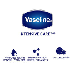 Vaseline lotion nourishes cuticles with keratin conditioning