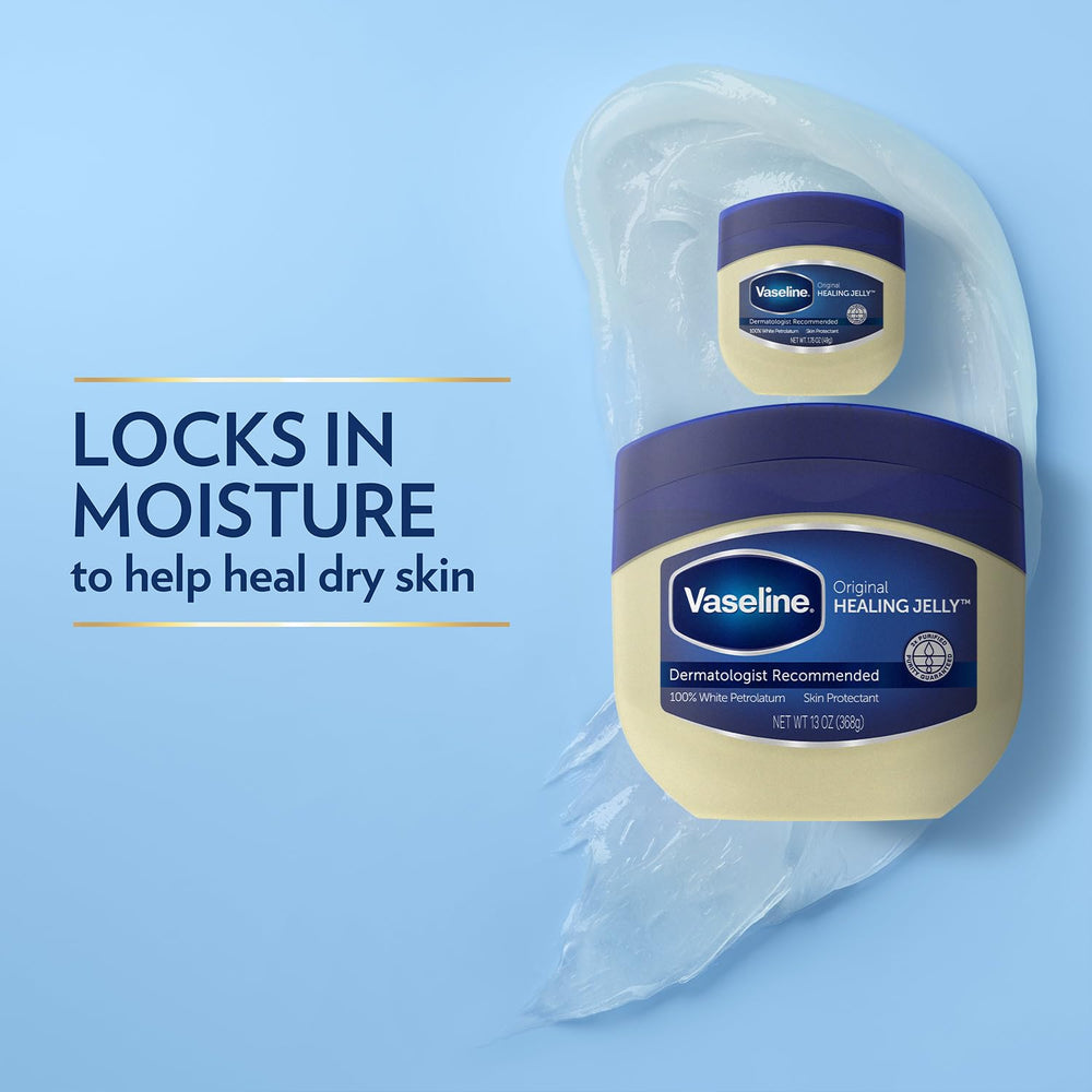 Vaseline petroleum jelly lip care jar compact design for lip protection
