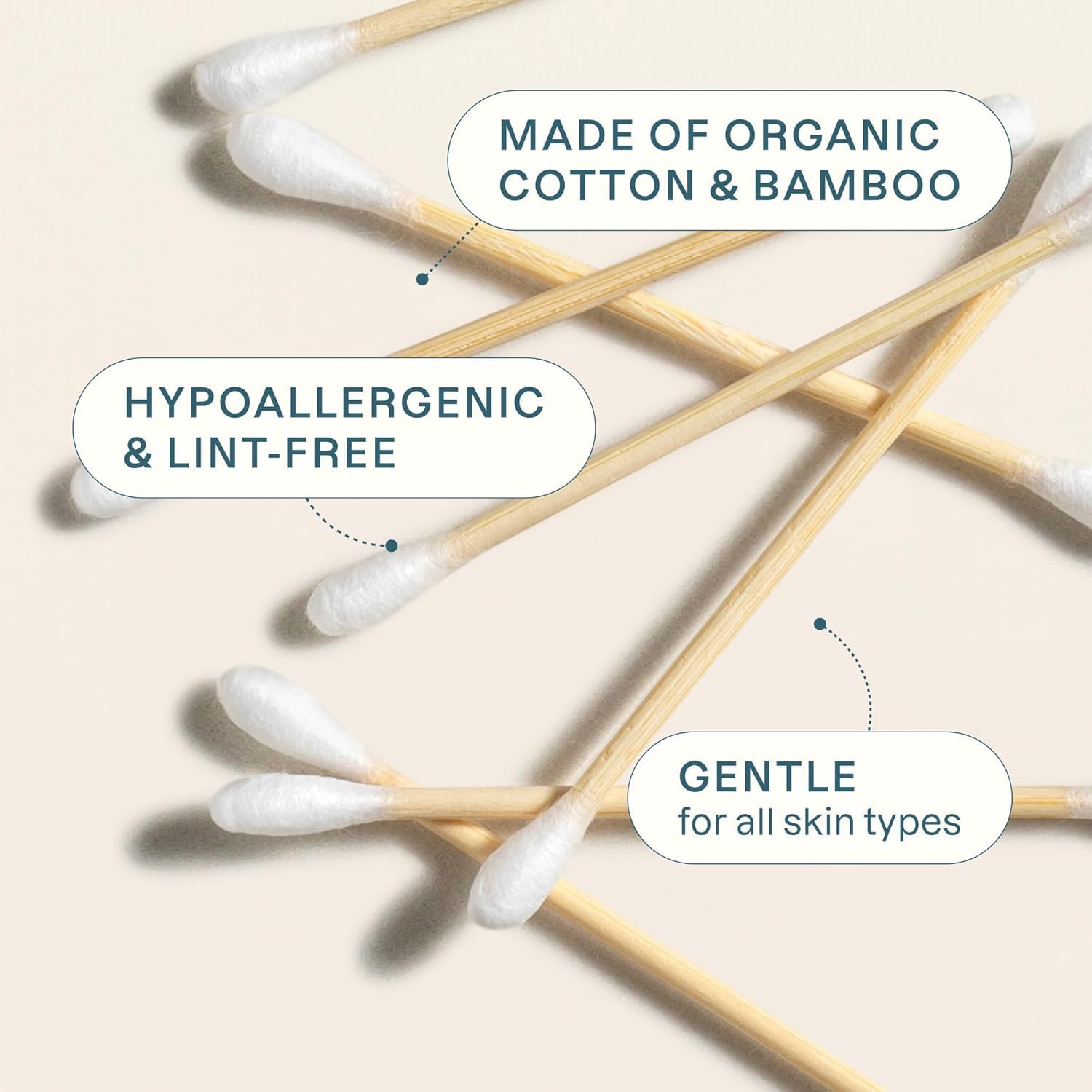 Vastliv baby care swabs gentle for delicate areas