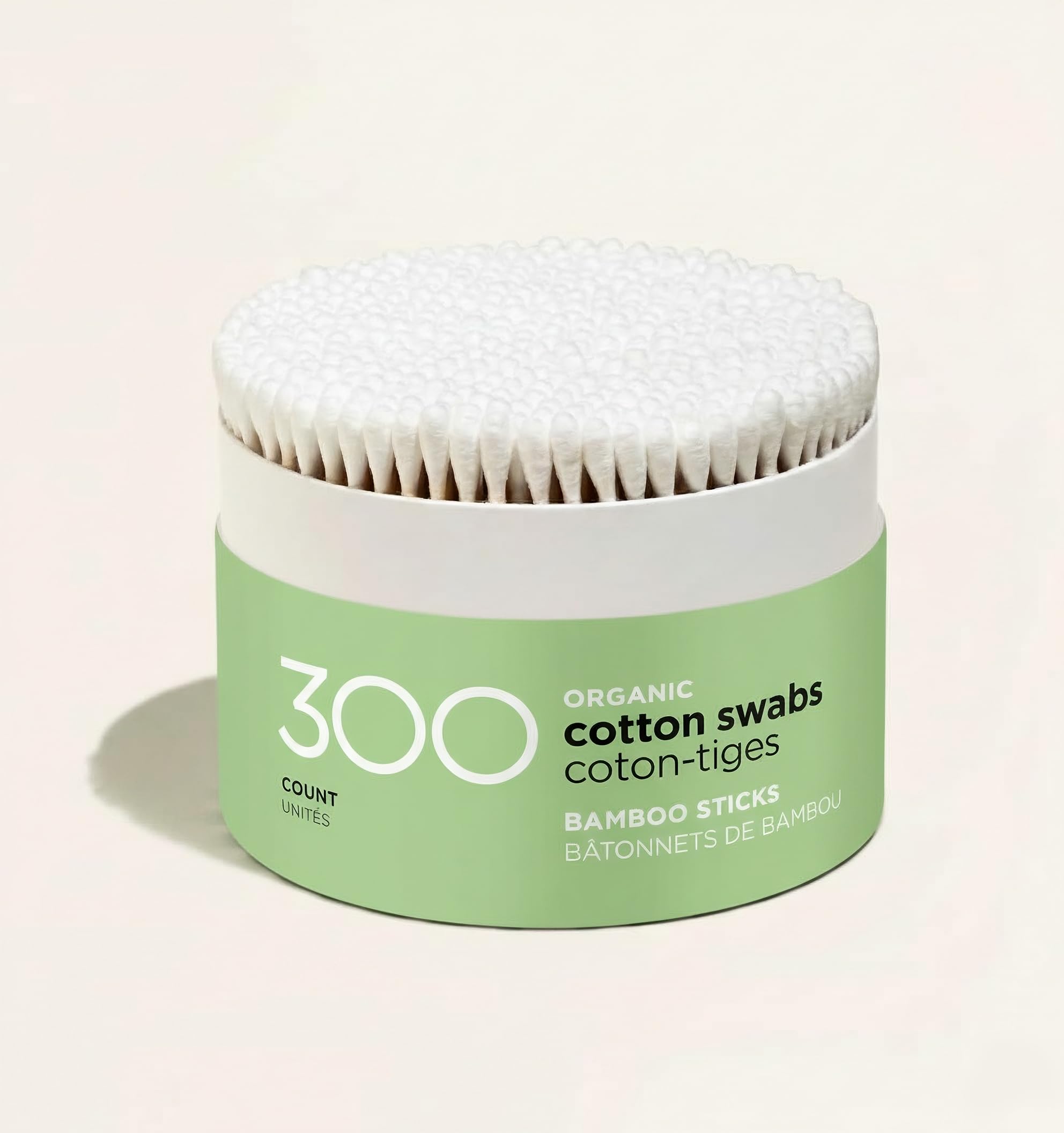 Vastliv swabs bamboo stick close-up showing durable, flexible core
