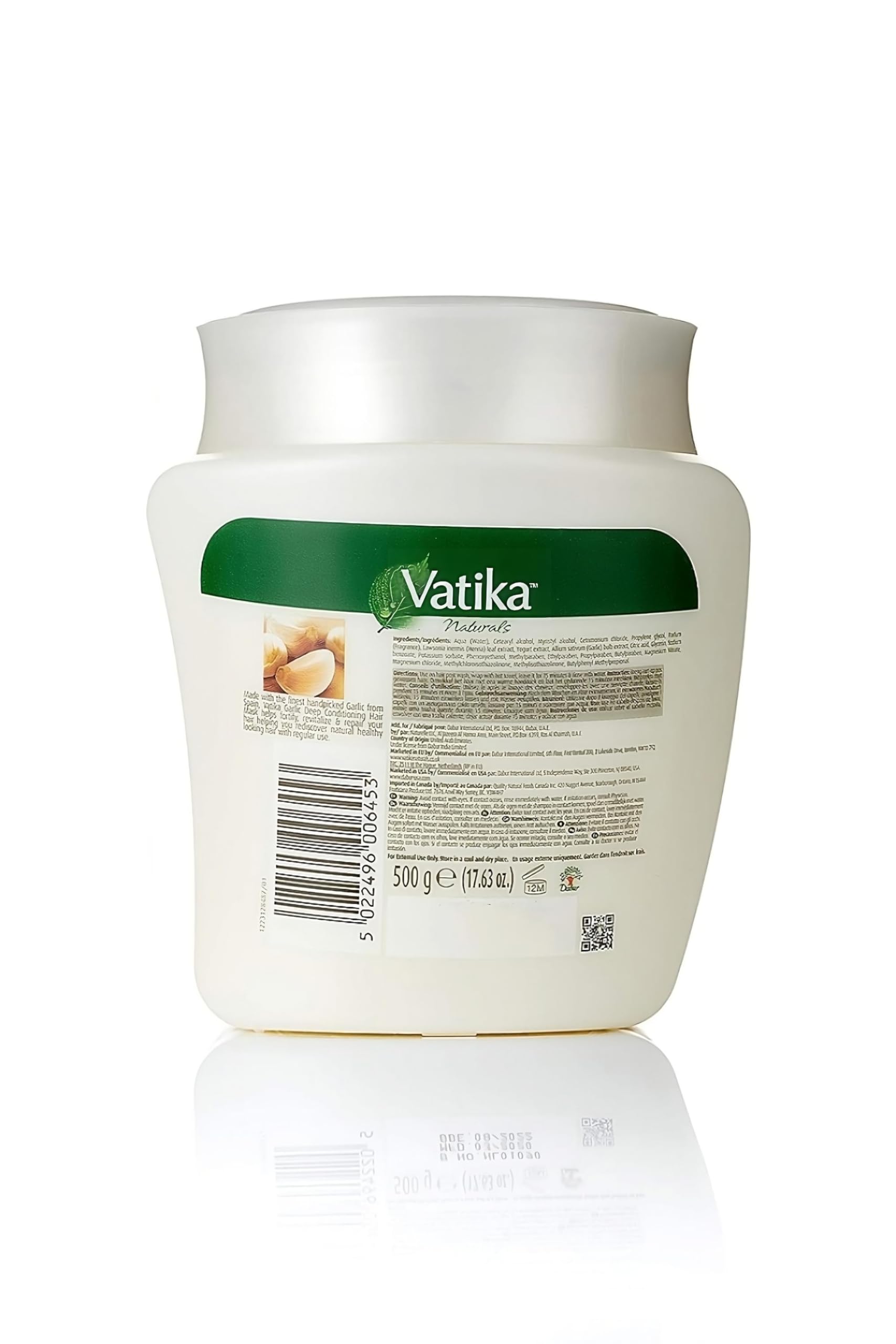 Vatika Naturals hot oil hair mask jar for effortless regular conditioning