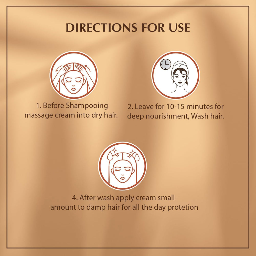 Vatika Naturals Styling Cream color-treated hair protects moisture without weighing down.