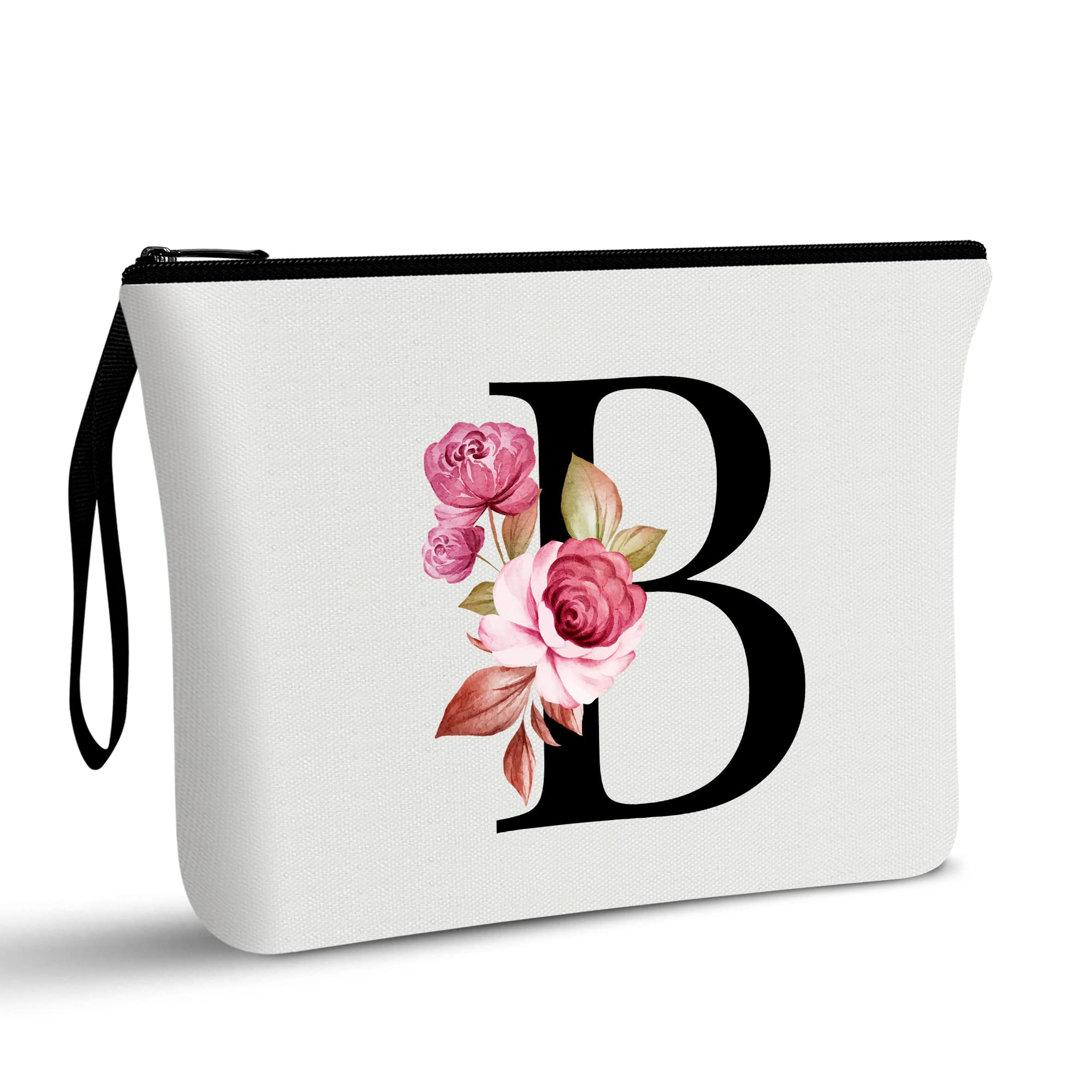 Vavabox A-Z personalized makeup bag front view, a stylish bridesmaid gift option.