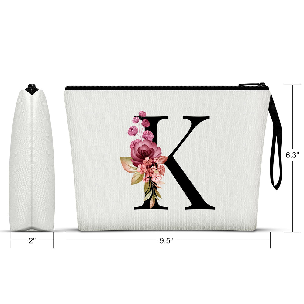 Vavabox personalized makeup bag zip close highlighting durable water resistant print for travel