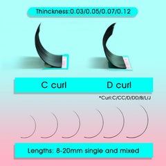 VAVALASH Cashmere Easy Fan Lashes matte black curl with durable hold.