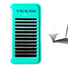 VAVALASH Cashmere Easy Fan Lashes tray close-up for lightweight wispy volume.