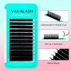 VAVALASH Cashmere Lashes easy release foil enables precise fan creation