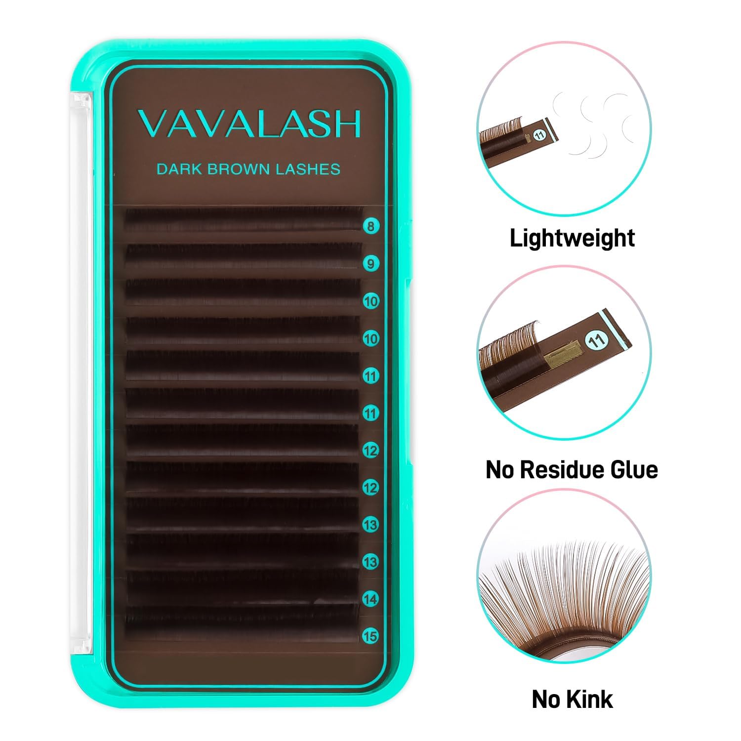 VAVALASH handmade lashes with stable curl for long-lasting shape.