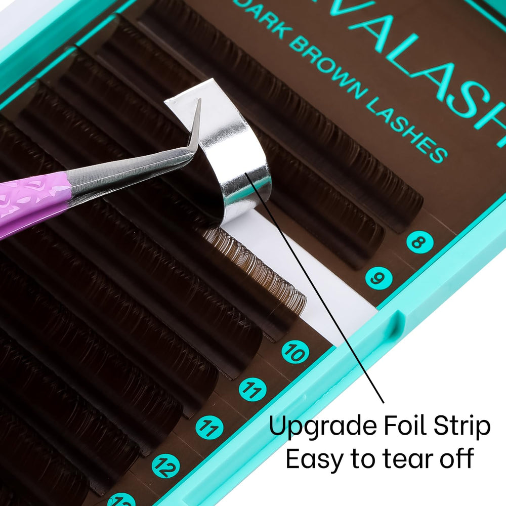 VAVALASH 8–15mm mixed lengths create flexible looks from natural to voluminous.