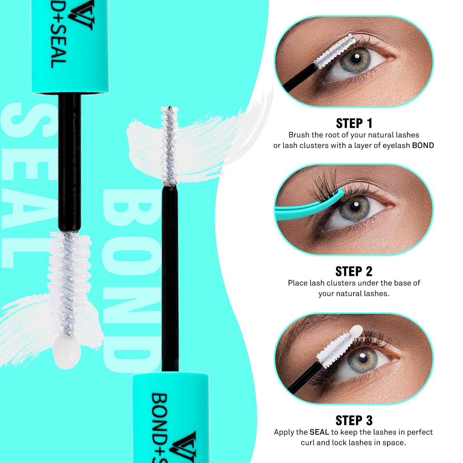 VAVALASH safe, gentle formula protects lashes and delicate eye skin.