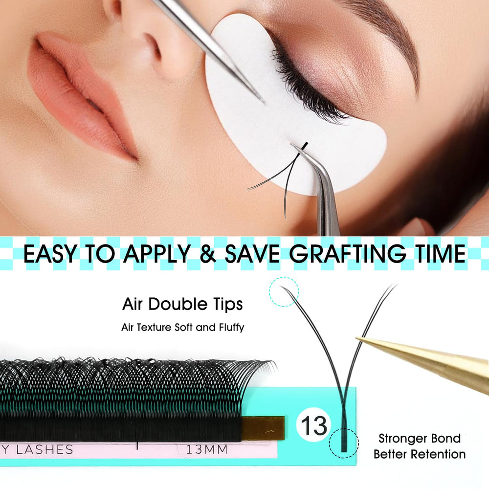 VAVALASH soft matte black lashes for natural, subtle look.