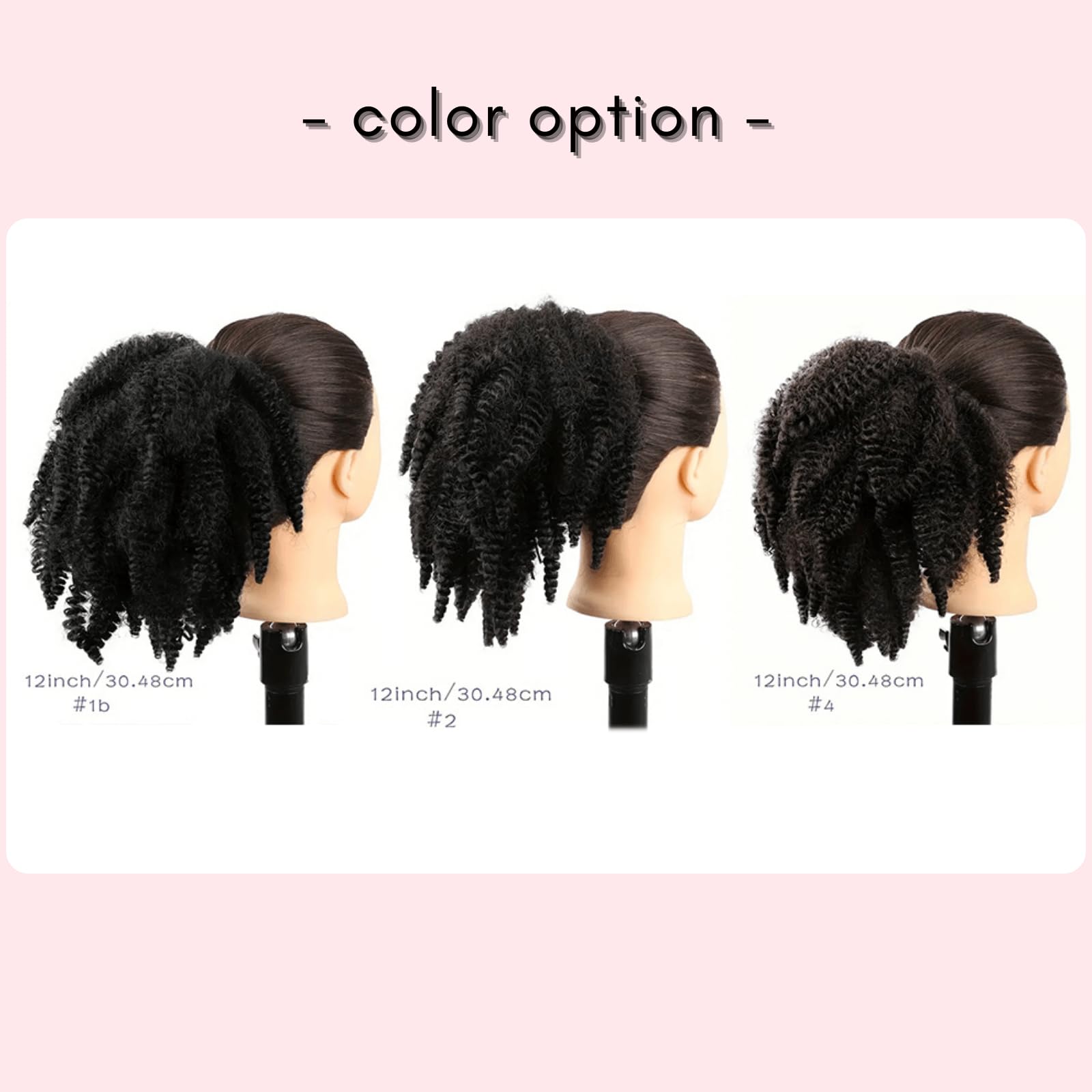 VAVANGA On-model wear blends with natural hair for seamless look