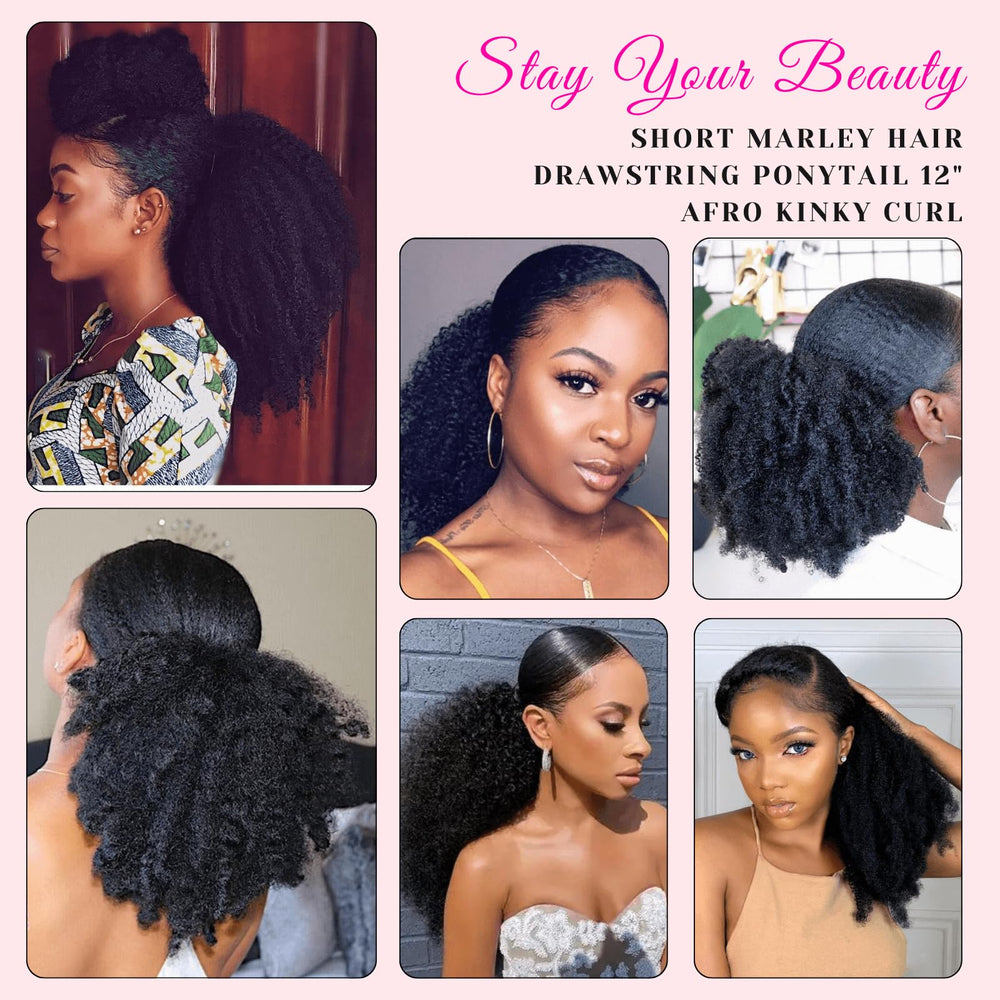 VAVANGA Two clips secure the ponytail for steady wear
