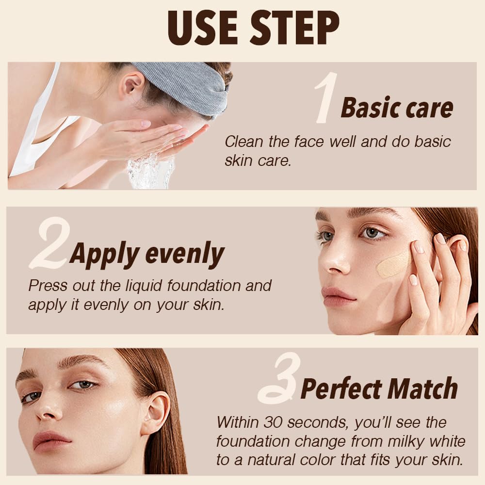 VBEYD long-lasting oil-control texture shot suggests all-day shine reduction.