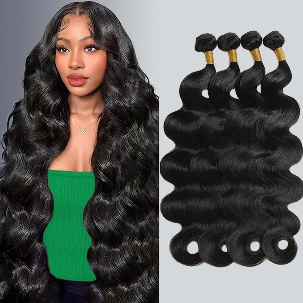 VBOKYD body wave bundles 16-inch for natural fullness and styling versatility