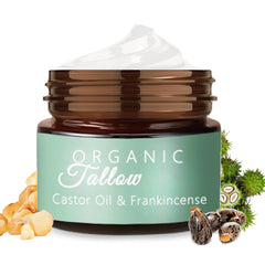 Vbolre beef tallow frankincense oil castor oil jar emphasizes deep hydration for dry skin.