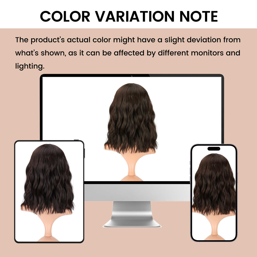 VCKOVCKO Short WaveWigs suits cosplay and daily use scenarios.