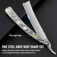 VCXOX professional straight razor cowhide-strop supports refined edge sharpening and blade life.