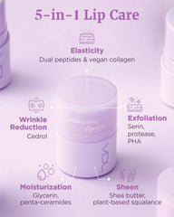 VDL Herbal Lipcerin application demo on lips with creamy formula.