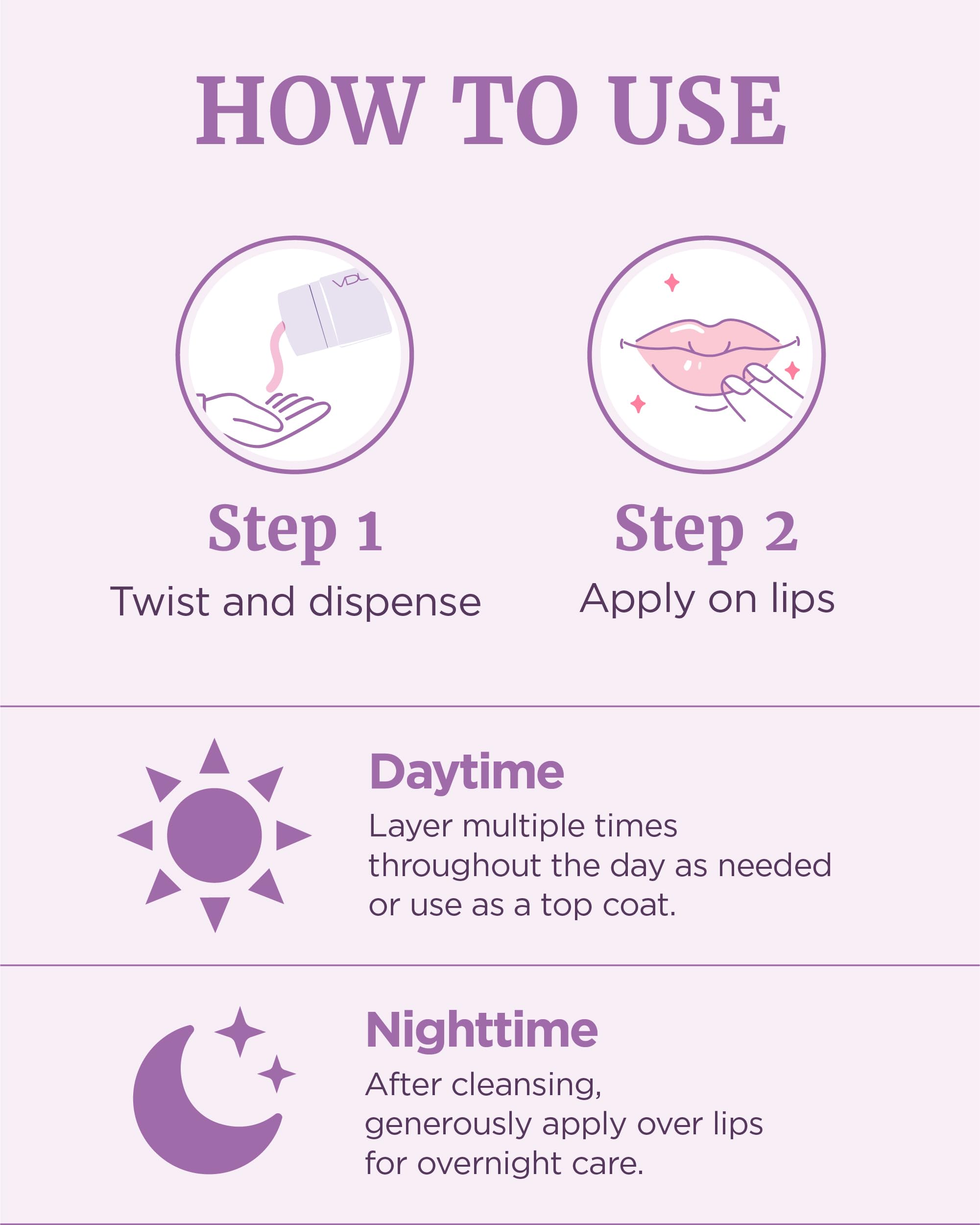 VDL Herbal Lipcerin Mallow leaf component conditioning lips.
