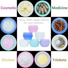 VEAIDE leakproof outer lid seal demonstrates secure containment for toiletries during flights.