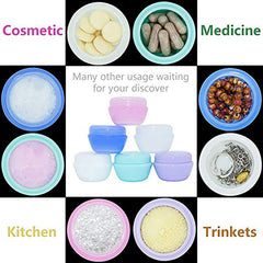 VEAIDE 1oz pink jar for color‑coded travel cosmetics and gels