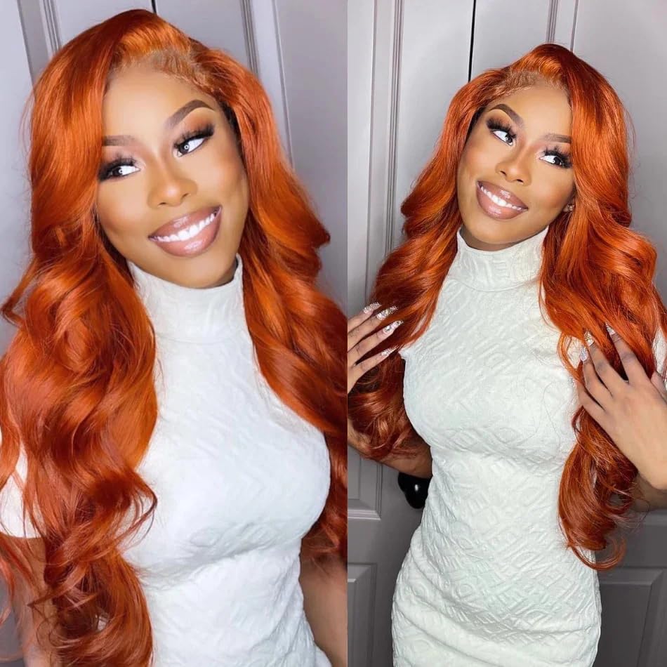 Veally Ginger Orange Wig ready-to-wear look for instant style confidence