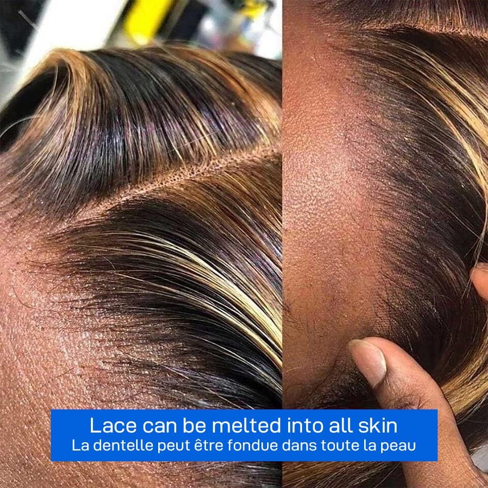 Veally HD lace top with simulation scalp for realistic parting