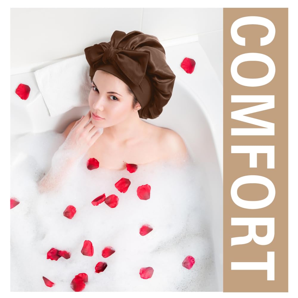 VECIIR wash shower skincare bonnet is convenient for post-shower routines and skincare.