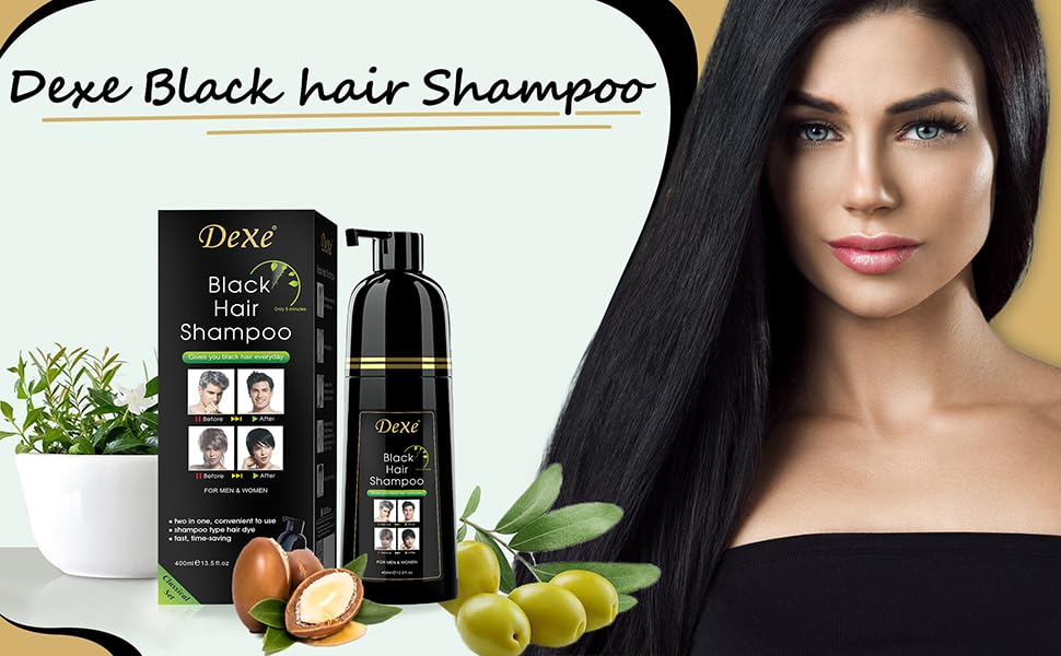 Vedora Instant Black Hair Shampoo ginseng extract close-up emphasizing vitality