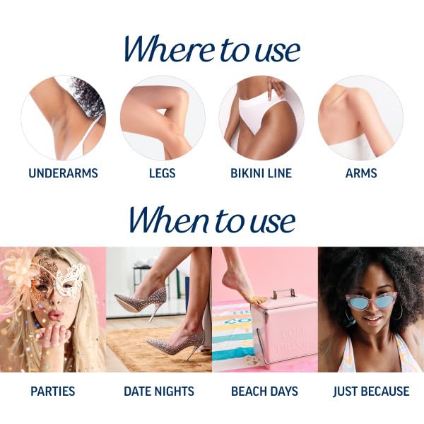 Veet 40ct wax strips pack view emphasizes premium salon-like experience.