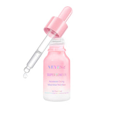 VEYES INC Super Lash Bonder bottle closeup for professional use and quick-but-safe lash bonding
