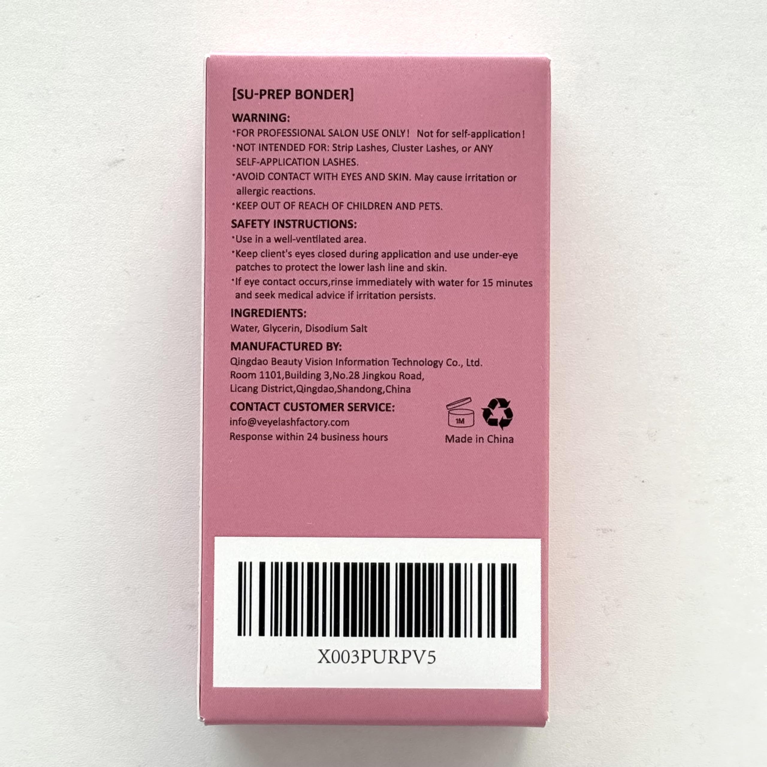VEYES INC Super Lash Bonder in-use application demonstrating snug, longer-lasting extensions