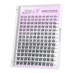 VEYESBEAUTY Aliva lash clusters invisible band for comfortable everyday wear.