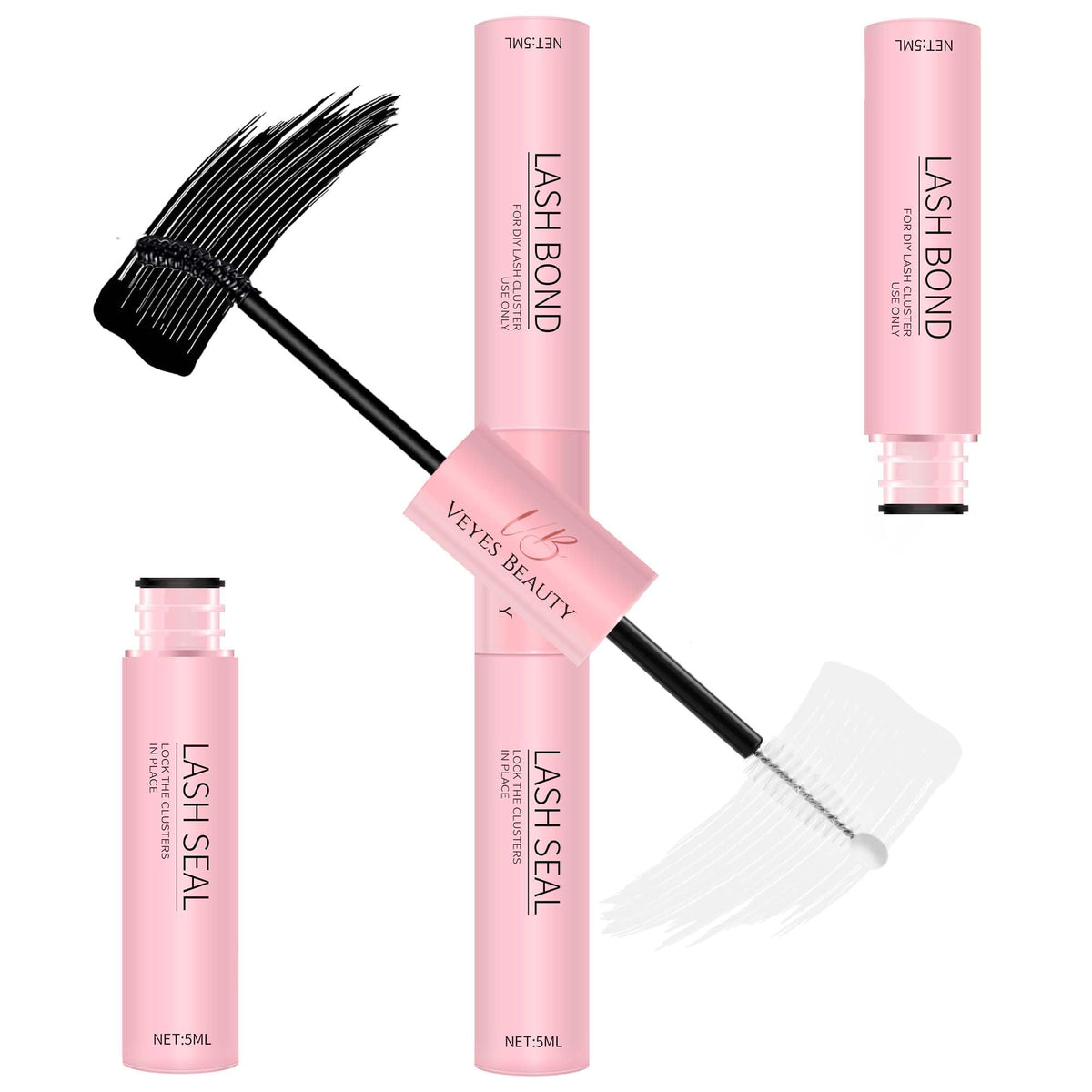 VEYESBEAUTY lash bond and seal bottle for 2-in-1 hold