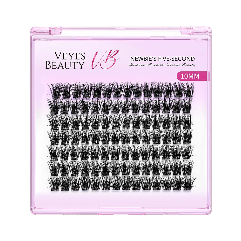 VEYESBEAUTY lash tray compact view highlights quick, newbie-friendly five-second lash application.