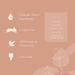 VEGAMOUR GRO Dry Shampoo root-revitalization cleanses and revives lifeless roots.