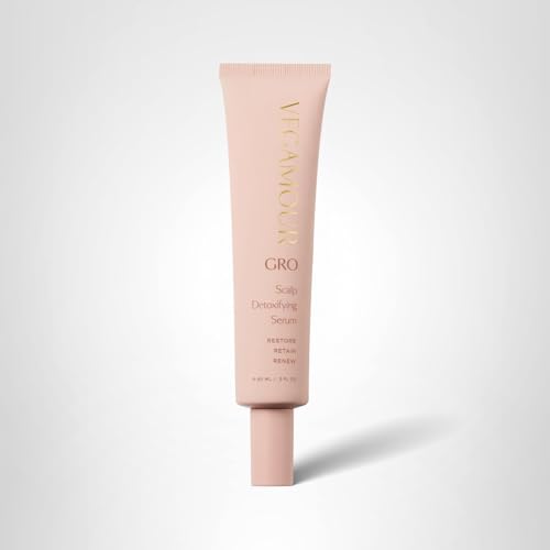 GRO Serum paired with Revitalizing Shampoo for improved scalp care.