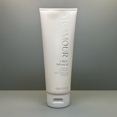 VEGAMOUR GRO+ conditioner applied to damp hair for balance and smoothness.