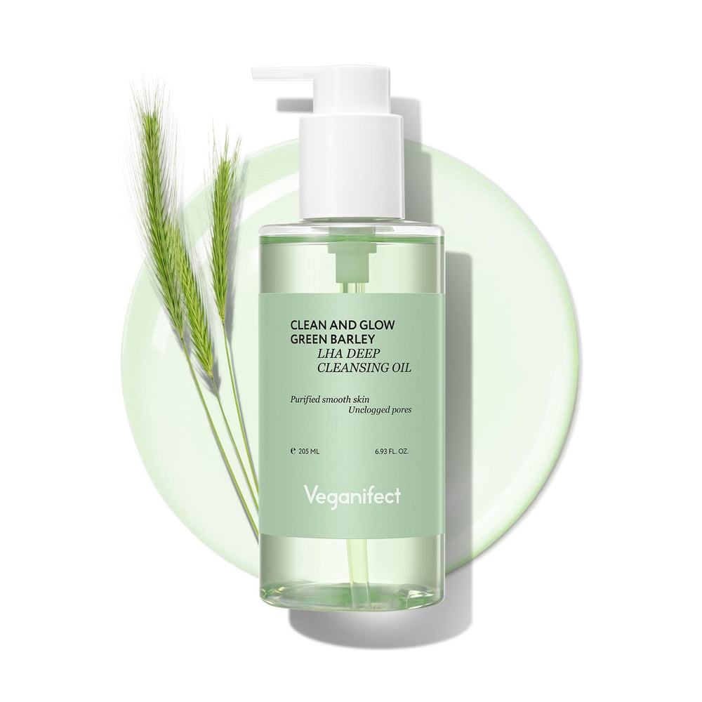 VEGANIFECT Hydrating Cleansing Oil bottle—oil-to-milk cleanse for sensitive skin with lightweight feel