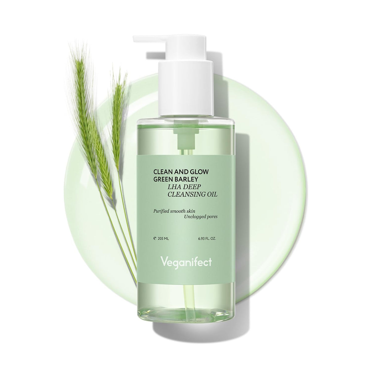 VEGANIFECT Hydrating Cleansing Oil bottle—oil-to-milk cleanse for sensitive skin with lightweight feel
