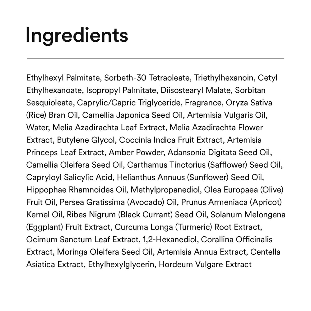 Texture shot showing how-to-use steps for best results with VEGANIFECT Hydrating Cleansing Oil