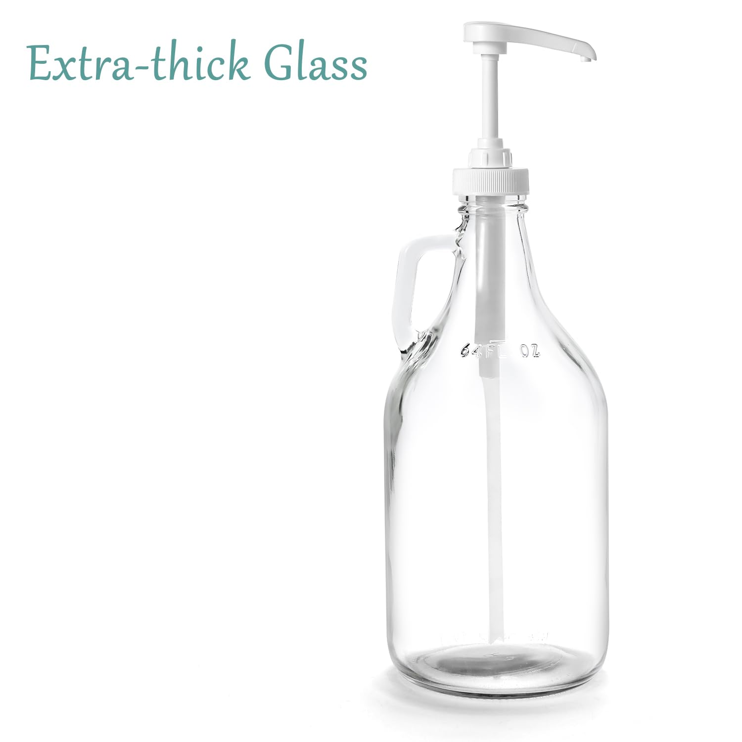 VEGEVIGI thick borosilicate glass offers durable, chemical-safe storage.