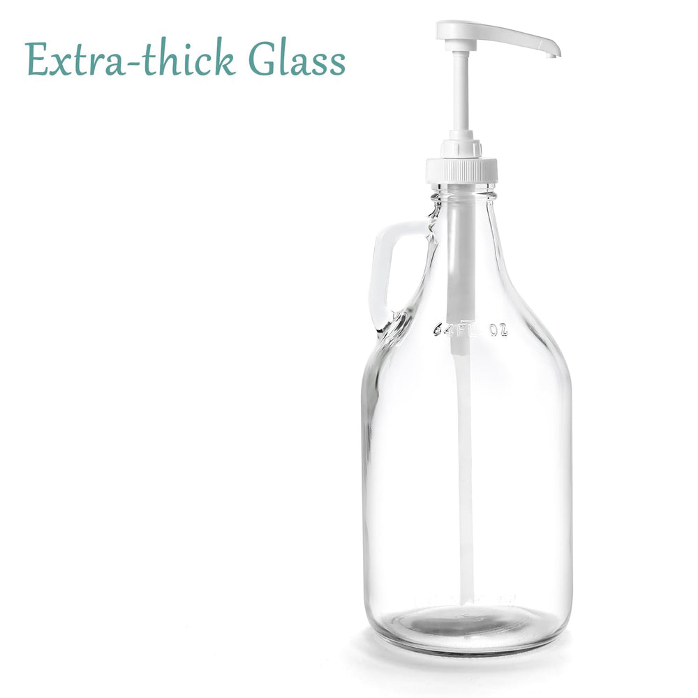 VEGEVIGI thick borosilicate glass offers durable, chemical-safe storage.