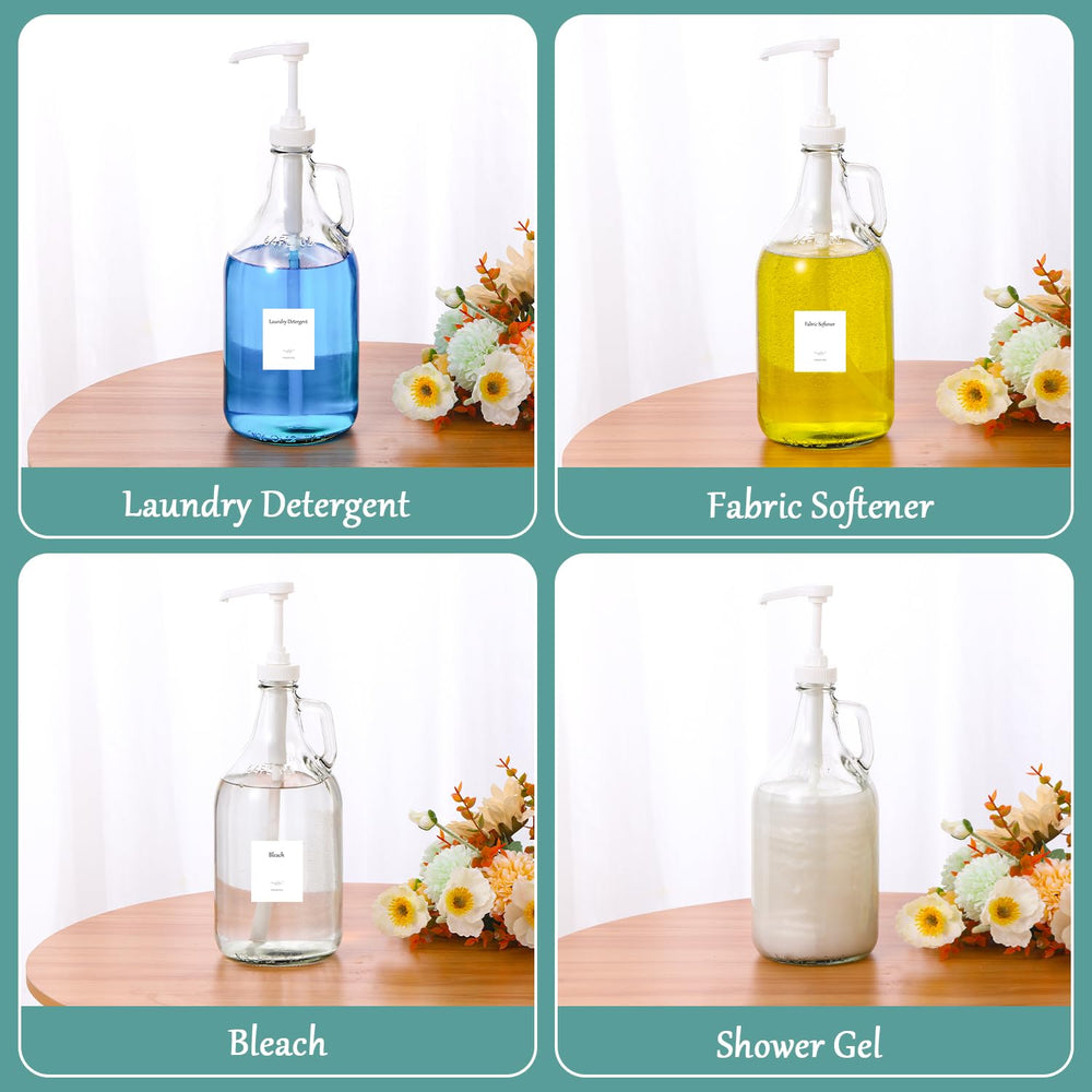 VEGEVIGI compact dispenser for neat, organized laundry room.