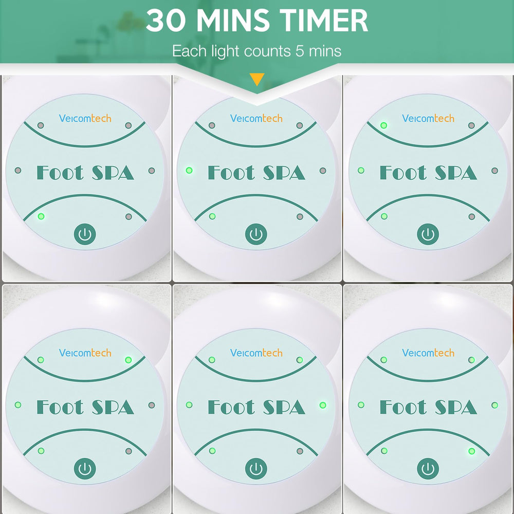 Veicomtech Ionic Detox Foot Bath liners ready for hygienic sessions.