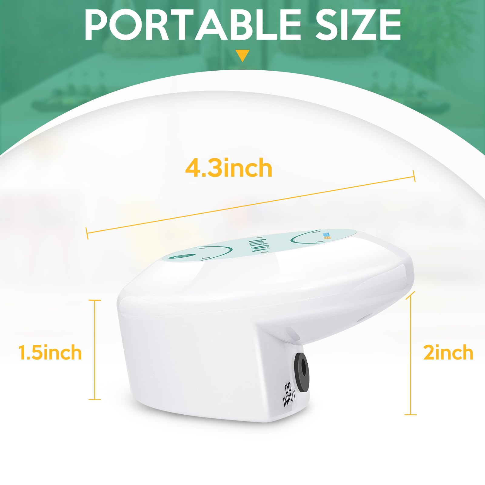 Veicomtech Ionic Foot Bath liners included for easy replacement and hygiene.