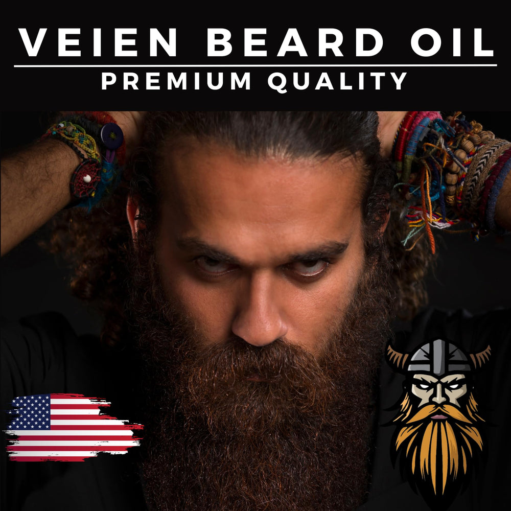 Veien premium packaging on display suggests a deluxe grooming experience.